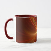Mug Mystique Abstrait Fractal Art Moderne Couleurs cha (Gauche)