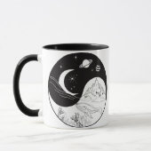 Mug Mystique Céleste Yin Yang Signifiant Amour (Gauche)