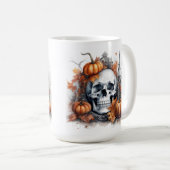 Mug Mystique Halloween Gothique Crâne Art Mystique (Devant droit)