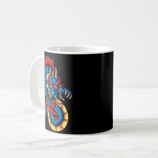 Mug Mythical Creatures China New Year Chinese New Year (Devant gauche)