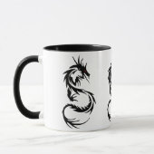 Mug Mythique Dragon Tribal, Année du Dragon Design (Gauche)