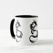 Mug Mythique Dragon Tribal, Année du Dragon Design (Devant gauche)