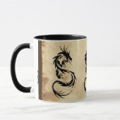 Mug Mythique Dragon Tribal, Année du Dragon Design (Gauche)