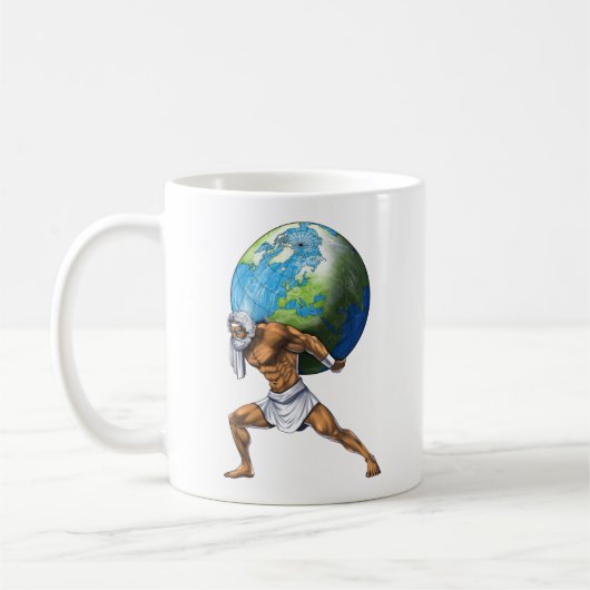 Mug Mythologie grecque Dieu Atlas (Gauche)