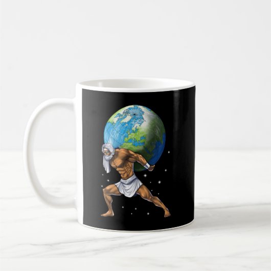 Mug Mythologie grecque Dieu Atlas (Gauche)