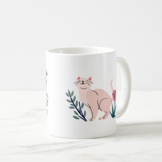 Mug N° 1 Parent Chat Cute Conception de chaque chat (Devant droit)