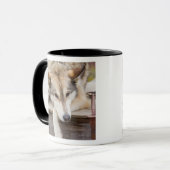 Mug N.A., USA, Alaska. Chiens Husky (Devant gauche)