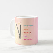 Mug "N" initial (11oz) (Devant gauche)