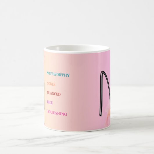 Mug "N" initial (11oz) (Centre)