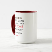 Mug N'a pas voulu pousser vos boutons de citation sarc (Devant gauche)