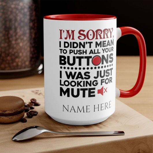 Mug N'a pas voulu pousser vos boutons de citation sarc