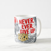 Mug N'abandonne jamais 2 (Devant droit)