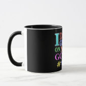 Mug "N'ABANDONNEZ PAS D'OBJECTIFS" Beau Design. Comman (Gauche)