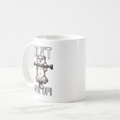 Mug N'abandonnez pas - Mignonne entraînement de chat M (Devant gauche)