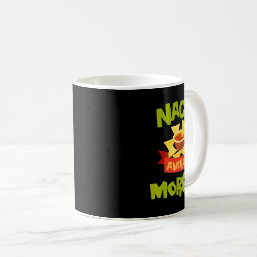 Mug Nacho Average Morgan Funny Birthday Personalized N (Devant droit)