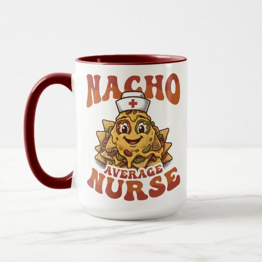 Mug Nacho Average Nurse Funny Cinco de Mayo (Gauche)