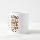 Mug Nacho Average Taco Funny Food Pun Comic Style (Devant gauche)