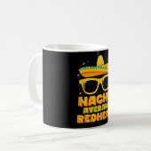 Mug Nacho Moyenne Cheveux rouges Cinco De Mayo Mexicai (Devant gauche)