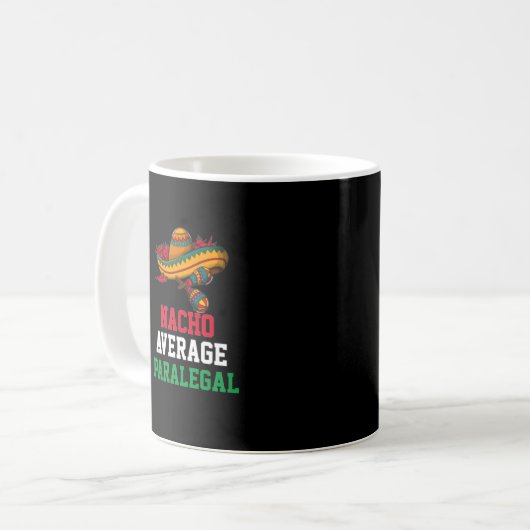 Mug Nacho Moyenne de la boue parajuridique (Devant gauche)