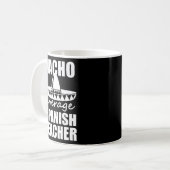 Mug Nacho Moyenne Espagnol Enseignant Funny Mens Cadea (Devant gauche)