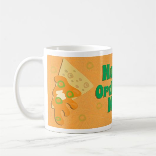 Mug Nacho Ordinaire Drôle Nourriture Caricature Slogan (Gauche)