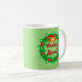 Mug Nadolig Llawen Welsh Joyeux Noël (Devant droit)