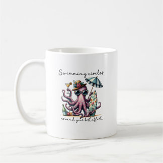 Mug Nageant des Cercles Autour de Votre Meilleur Effor