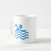 Mug Nageur 101 de bain de succès de natation du (Devant gauche)