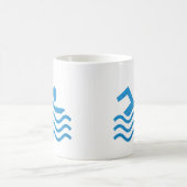 Mug Nageur 101 de bain de succès de natation du (Centre)