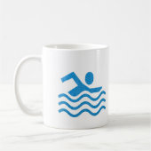 Mug Nageur 101 de bain de succès de natation du (Gauche)