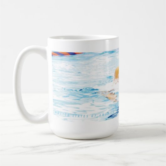 Mug Nageur Chadsey de course de sein (Gauche)