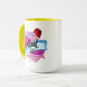 MUG NAILS SALON QUOTE STYLE (Devant gauche)