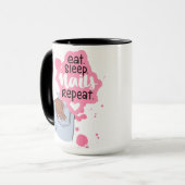 MUG NAILS SALON QUOTE STYLE (Devant gauche)