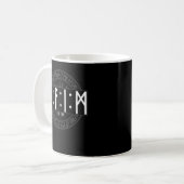 Mug Naim dans Futhark Viking Runes (Devant gauche)