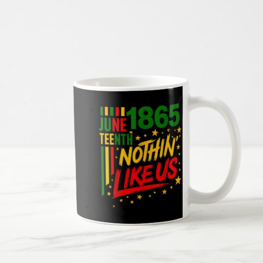 Mug N'aiment Pas La Liberté Histoire Des Noirs Junetee (Droite)