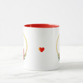 Mug Nain mignon et couronne de Noël (Centre)