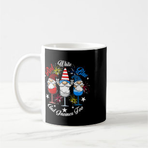 Mug Nains Rouge Blanc Bleu Trop 4 Juillet Verre Vin Ét