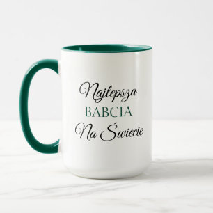 Mug Najlepsza Babcia Na Świecie - grand-mère polonaise