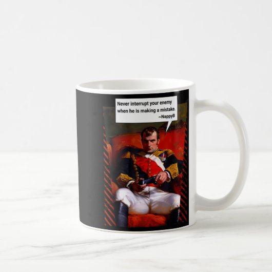 Mug Naleon Bonaparte Gamer Quote - Funny History  (Droite)