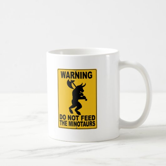 Mug N'alimentez pas le Minotaurs (Droite)
