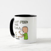 Mug N'alimentez pas le troll (Devant gauche)