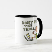 Mug N'alimentez pas le troll (Devant droit)