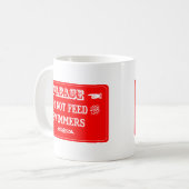 Mug N'alimentez pas les nageurs (Devant gauche)