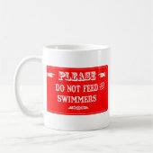Mug N'alimentez pas les nageurs (Gauche)