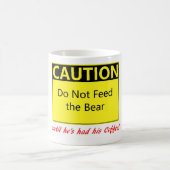 Mug N'ALIMENTEZ PAS L'OURS ! --pour lui (Centre)