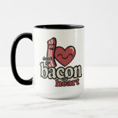 Mug N'allez pas Bacon my Heart (Gauche)