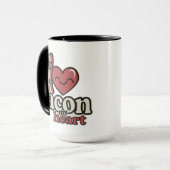 Mug N'allez pas Bacon my Heart (Devant gauche)