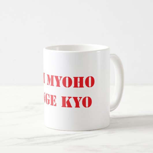Mug Nam Myoho Renge Kyo (Devant droit)