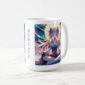 Mug Namaste Anime Girl Meditating (Devant droit)