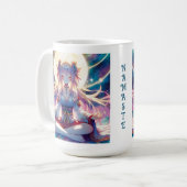 Mug Namaste Anime Girl Meditating (Devant gauche)